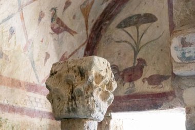 Boveda de Mera, Spain. The Roman Temple of Santalla or Santa Eulalia, dedicated to goddess Cybele