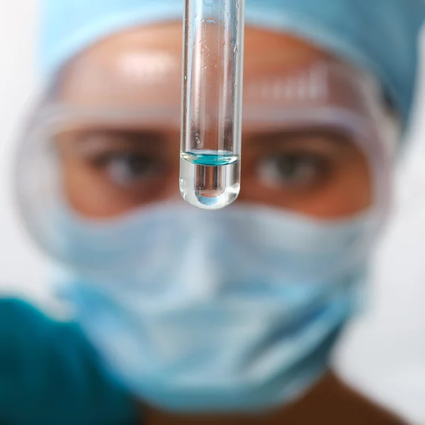 Researcher in the laboratory isolatated — Stock Photo, Image