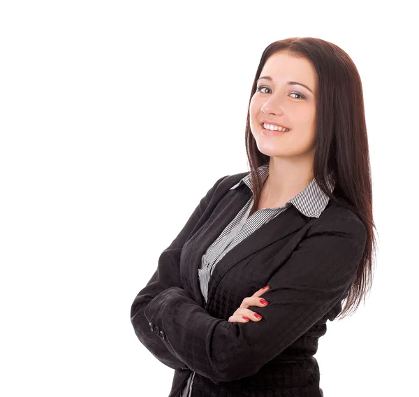 Business woman portrait . Crossed arms . — Stock Photo, Image