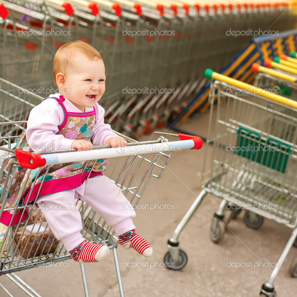 baby in trolley