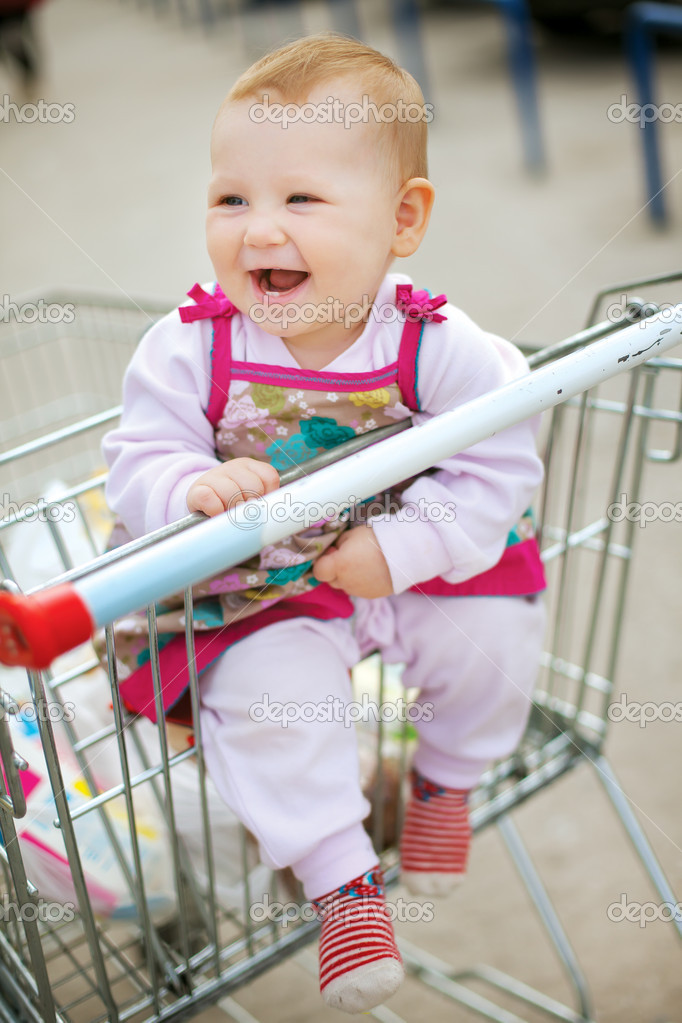 baby in trolley