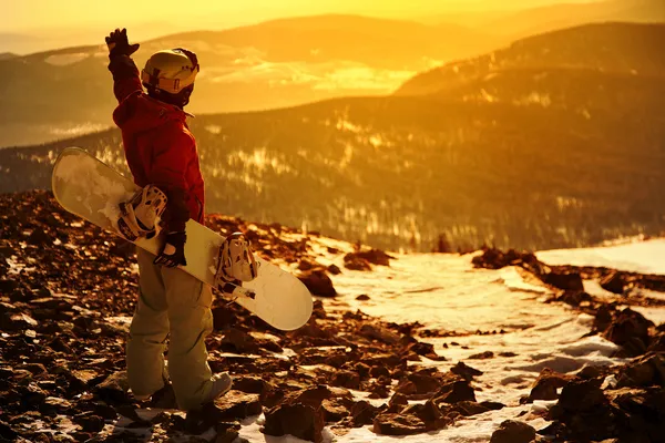 Snowboarder. — Fotografia de Stock