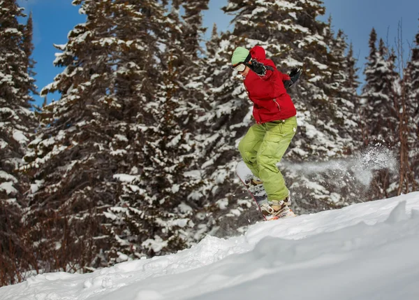 Snowboardåkare — Stockfoto