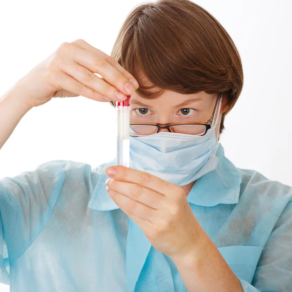 Onderzoeker in het laboratorium — Stockfoto