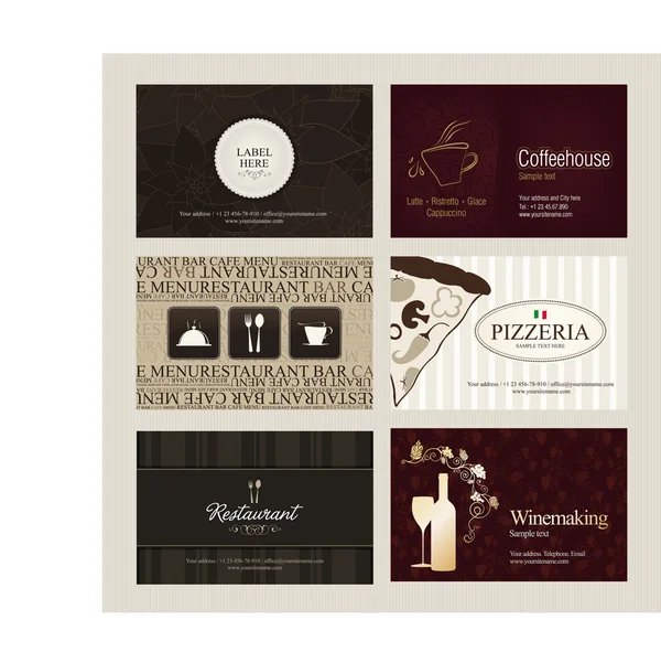 Menü Restoran vektör