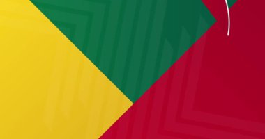 Juneteenth. Freedom Day. June 19. Flat holiday animation. Motion graphic design. 4K, HD loop footage