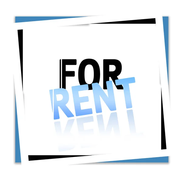 Rent Word Sign – stockfoto
