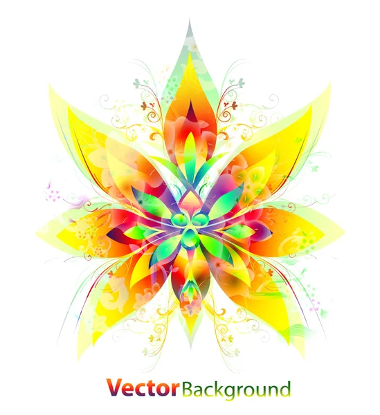 Цветочный абстрактный фон — стоковый вектор