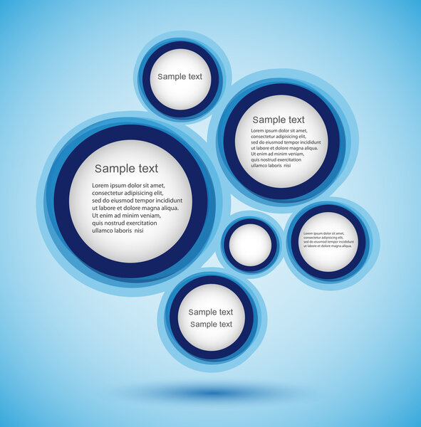 Абстрактный векторный пузырь
