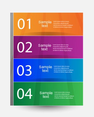 Infographic banner vektör tasarımı