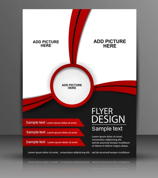 Vector Flyer Design - Negócios —  Vetores de Stock