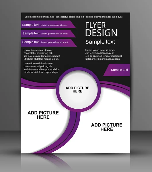 Vector Flyer Design - Negócios —  Vetores de Stock