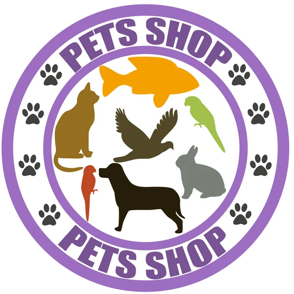 Pet shop — Stock Vector