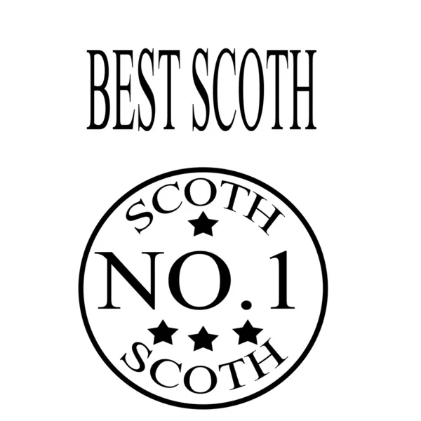 Meilleur scoth — Image vectorielle