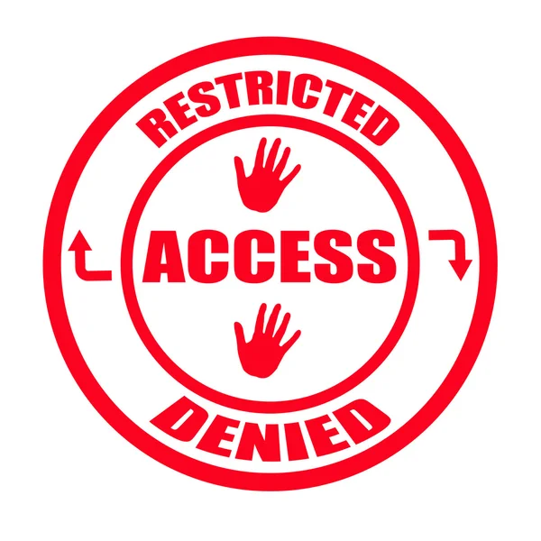 Άρνηση πρόσβασης — Διανυσματικό Αρχείο