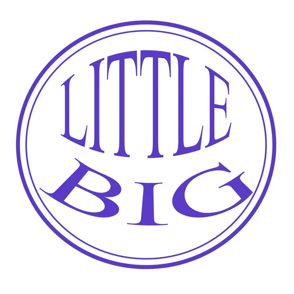 Little big — Stock Vector