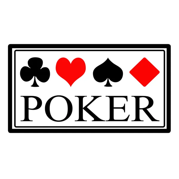 Poker — Stock Vector