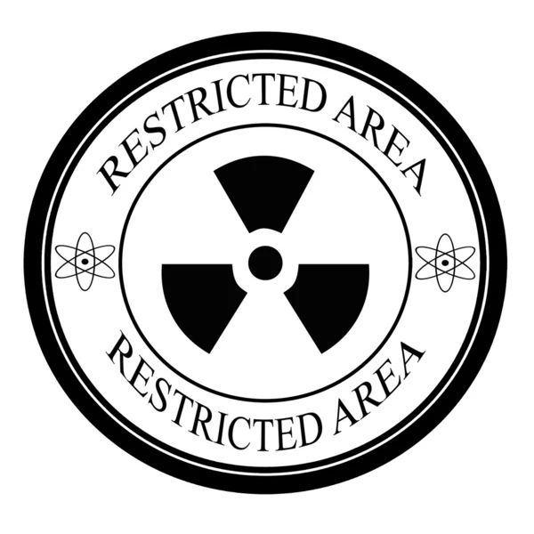 Restricted area — Stock Vector