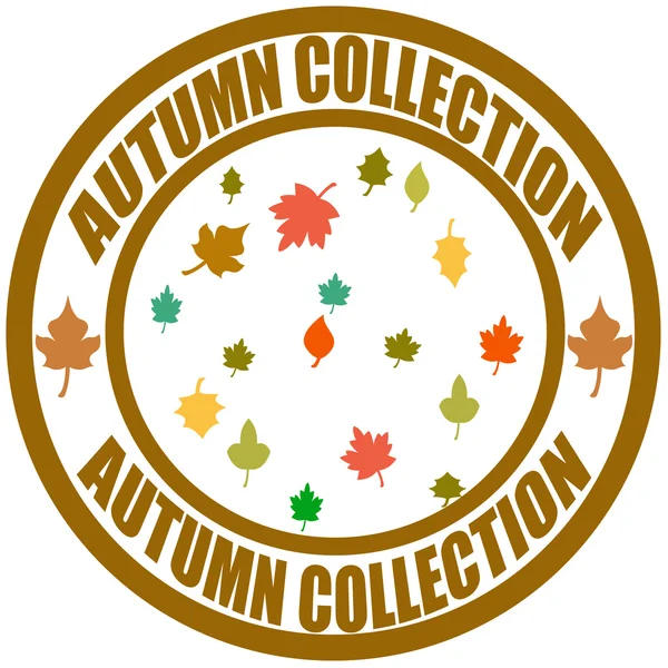 Autumn collection — Stock Vector