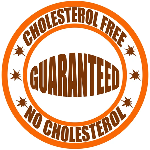 Senza colesterolo — Vettoriale Stock