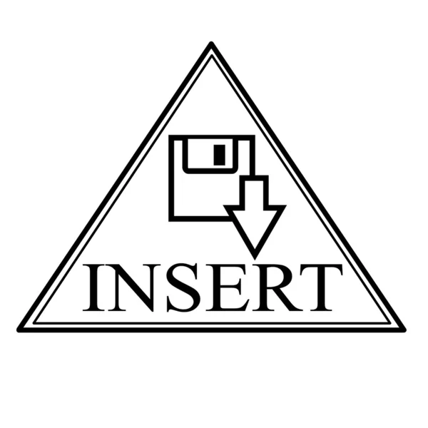 Insert — Stock Vector