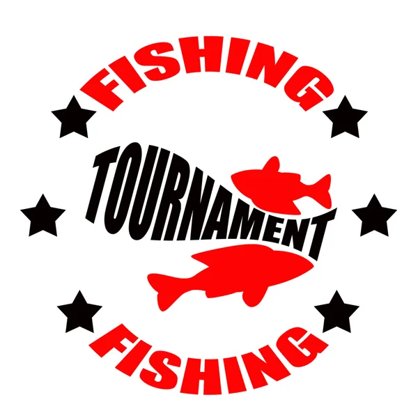 Fishing tournament — Stock Vector