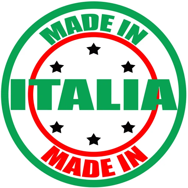 Made in italien — Stockvektor