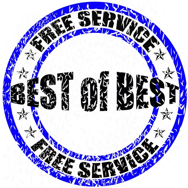 Service gratuit — Image vectorielle