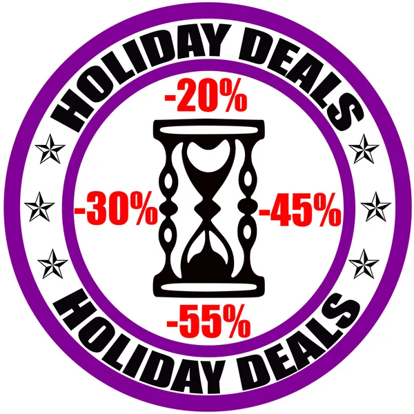 Holiday deals — Stock Vector