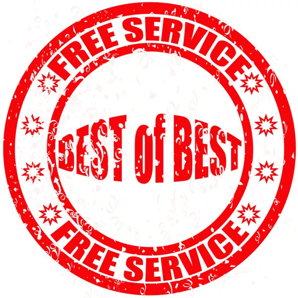 Service gratuit — Image vectorielle