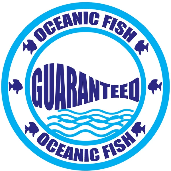 Oceanic fish — Stock Vector