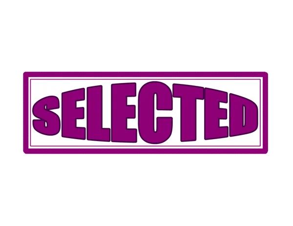 Selected — Stock Vector