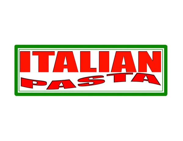 Pastas italianas — Vector de stock