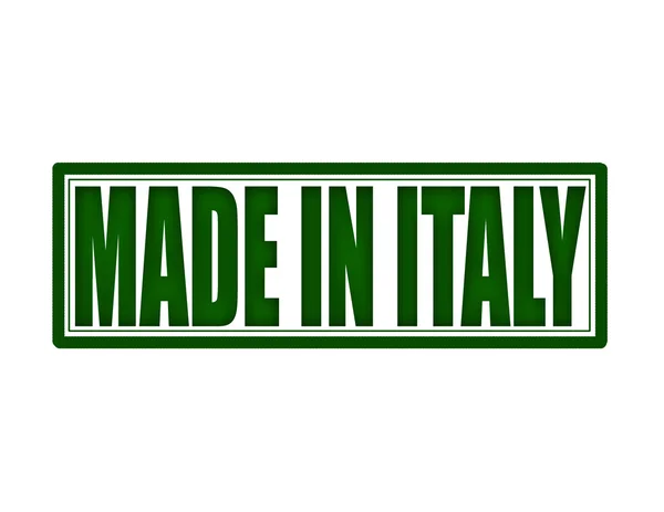 Feito em itália — Vetor de Stock