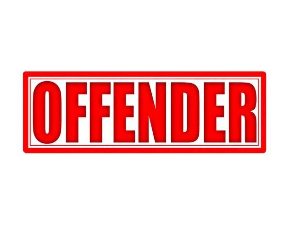 Offender — Stock Vector