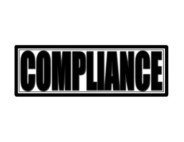 Compliance — Stockový vektor