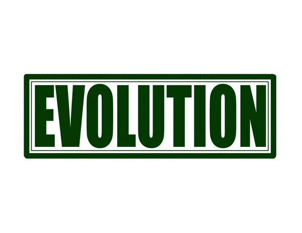 Evolution — Stock Vector