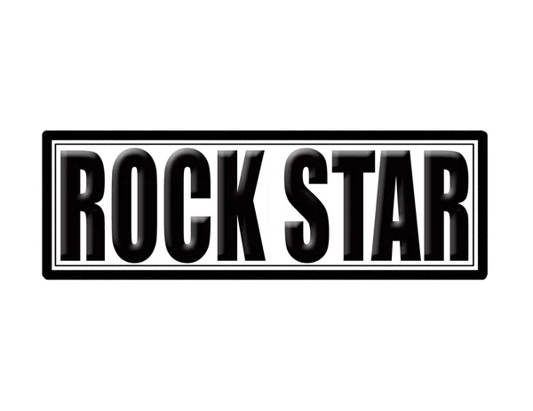 Rocková hvězda — Stockový vektor