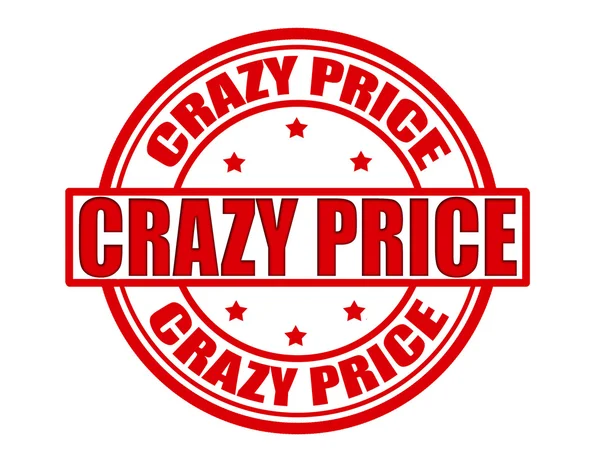 Crazy price — Stock Vector
