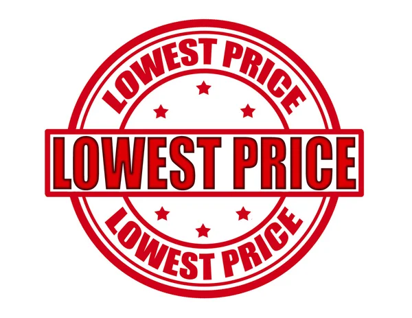 Lowest price — Stock Vector