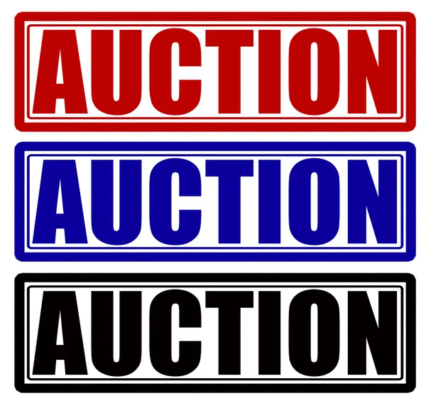 Aukcja — Wektor stockowy