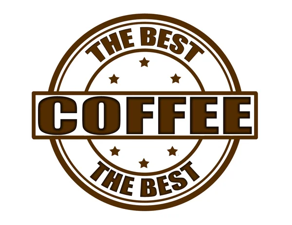 En iyi kahve — Stok Vektör