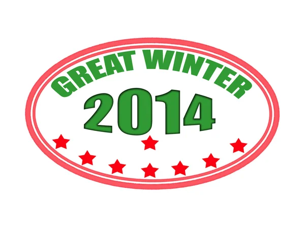 Great Winter — Stock Vector