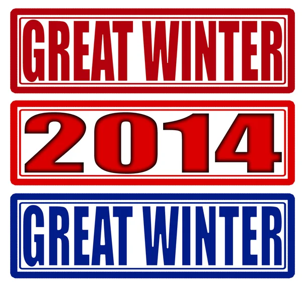 Μεγάλη χειμώνα 2014 — Διανυσματικό Αρχείο