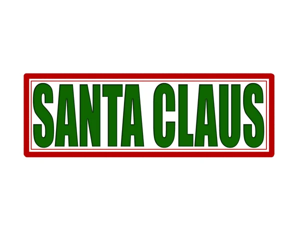 Метка Санта-Клауса — стоковый вектор