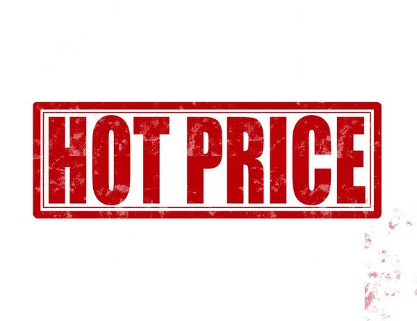 Precio caliente — Vector de stock