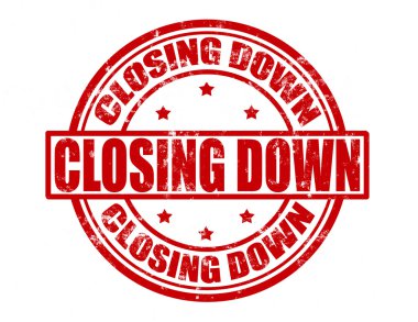 Closing down clipart