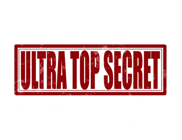 Ultrastreng geheim — Stockvektor