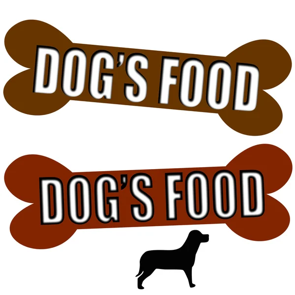 Comida para perros — Vector de stock
