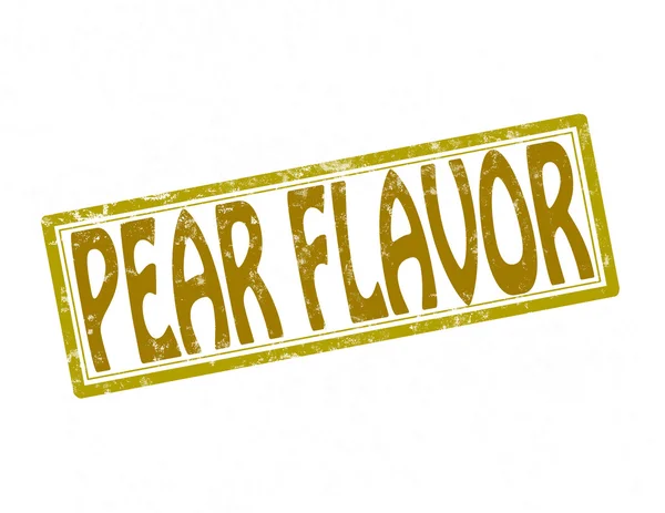 Pear flavor — Stock Vector